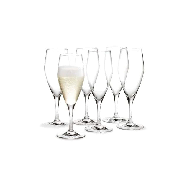 Holmegaard - Perfection Champagneglas klar 23 cl 6 stk.