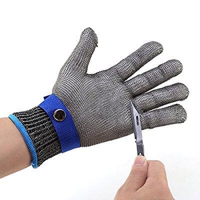 Gobar skärbeständig handske i rostfritt stål