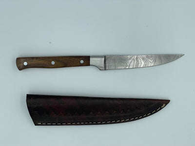 Gobar Damaskus stål steak kniv