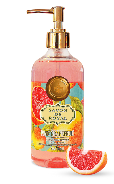 Savon De Royal - Tropic handtvål 500 ml - Rosa Grapefrukt