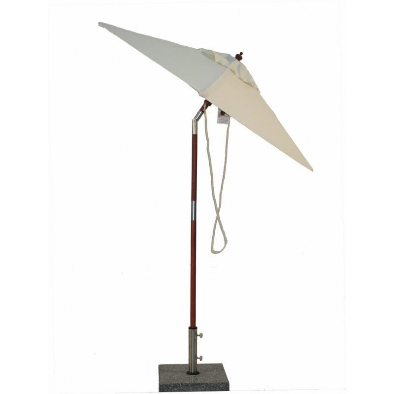 Hoffmann - Venedig parasol Ø1,8 m 2 delt natur NR. 17